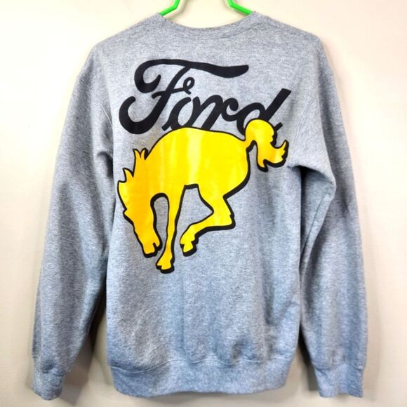 Ford Motor Company Ford Bronco Double Sided Long Sleeve Crew Neck Sweatshirt Sm - Picture 2 of 5